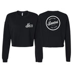 Santos Brazilian Jiu-Jitsu Women's Cropped Crewneck Sweatshirt #8221 A