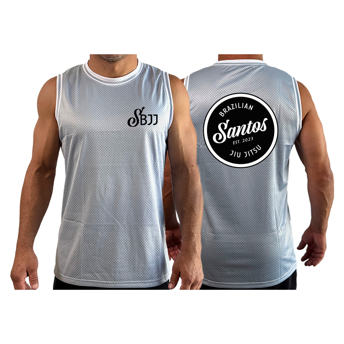 Santos Brazilian Jiu-Jitsu Basketball Jerseys #8221 A