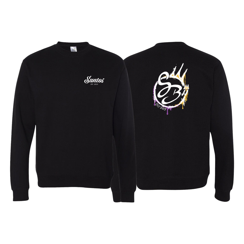 Santos Brazilian Jiu-Jitsu Crewneck Sweatshirt #8221 B