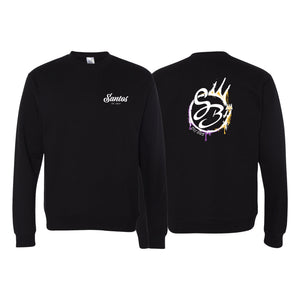 Santos Brazilian Jiu-Jitsu Crewneck Sweatshirt #8221 B
