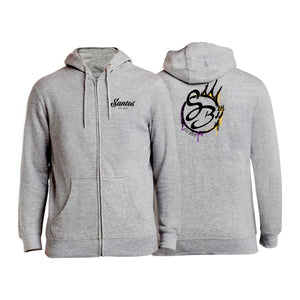 Santos Brazilian Jiu-Jitsu Zip-Up Hoodies #8221 B