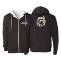 Santos Brazilian Jiu-Jitsu Sherpa Lined Zip-Up Hoodie #8221 B