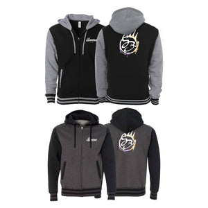 Santos Brazilian Jiu-Jitsu Varsity Zip-Up Hoodies #8221 B
