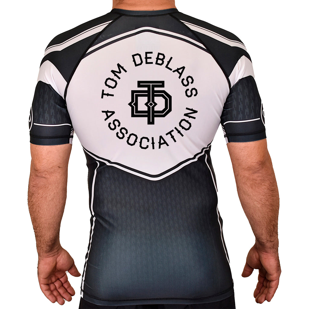 Southside Martial Arts Academy Rash Guards Black/White #8222 A