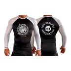 Southside Martial Arts All Black Ranked Long Sleeve Rash Guards #8222 A