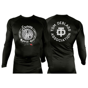 Southside Martial Arts All Black Rash Guards Long Sleeves #8222 A