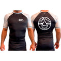 Island City Jiu Jitsu All Black Ranked Short Sleeve Rash Guards #8226 A