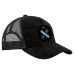 Island City Jiu Jitsu Suede Trucker Hat #8226 C