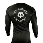 Iowa MA All Black Rash Guards Long Sleeves #8223 A