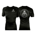 Bushido-Kai Brazilian Jiu-Jitsu All Black Rash Guards Short Sleeves #8224 A