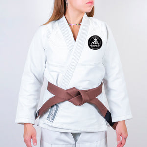 Bushido-Kai Brazilian Jiu-Jitsu Academy Women's Gi - White #1813 A