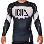 Island City Jiu Jitsu Academy Rash Guards Black/White #8226 A