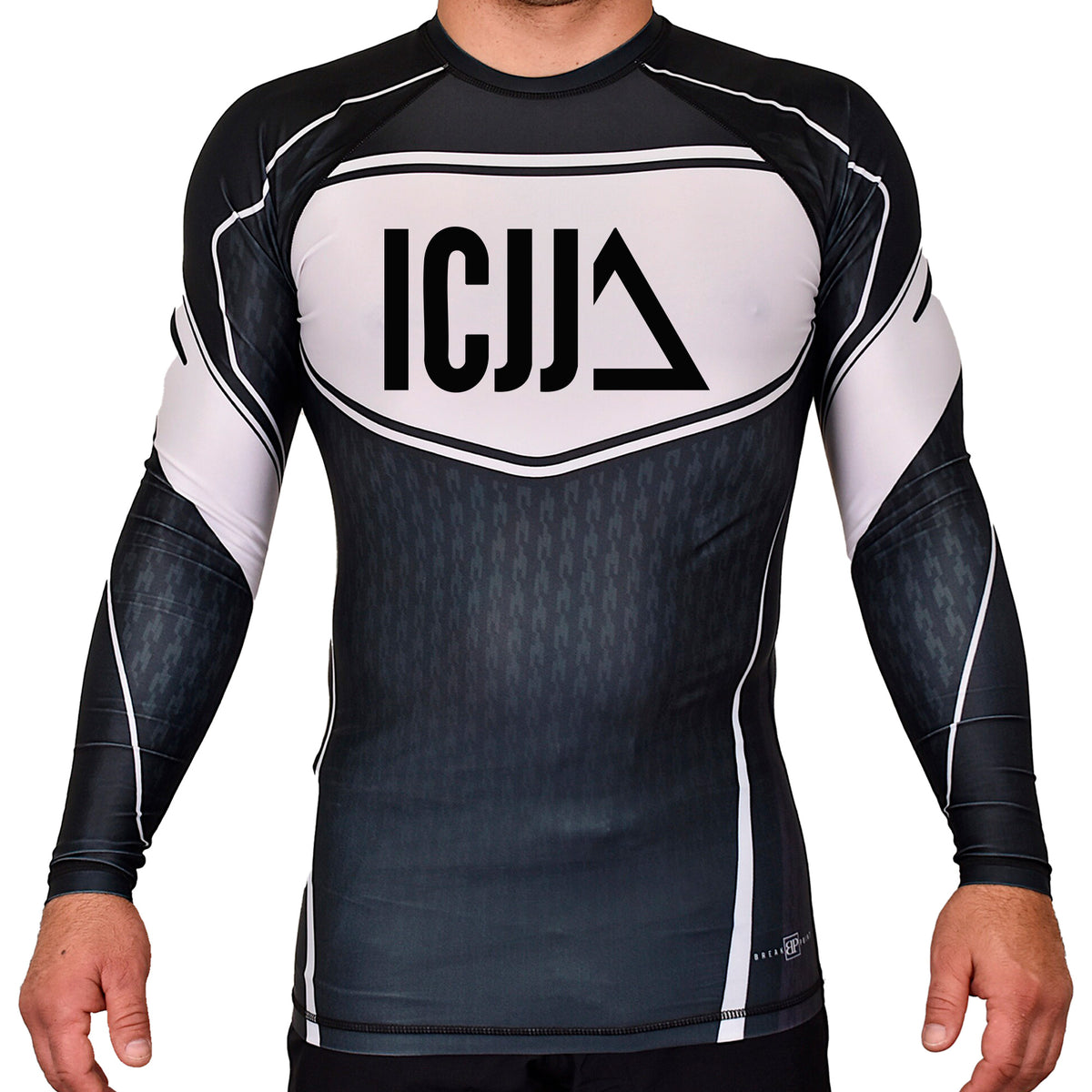 Island City Jiu Jitsu Academy Rash Guards Black/White #8226 A