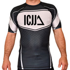 Island City Jiu Jitsu Academy Rash Guards Black/White #8226 A
