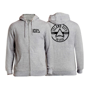 Island City Jiu Jitsu Zip-Up Hoodies #8226 A