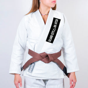 Island City Jiu Jitsu Academy Women's Gi - White #1311 A