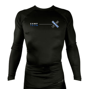 Island City Jiu Jitsu All Black Rash Guards Long Sleeves #8226 C