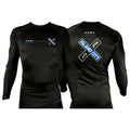 Island City Jiu Jitsu All Black Rash Guards Long Sleeves #8226 C