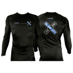 Island City Jiu Jitsu All Black Rash Guards Long Sleeves #8226 C
