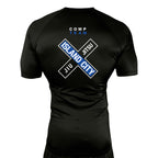 Island City Jiu Jitsu All Black Rash Guards Short Sleeves #8226 C