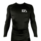 Island City Jiu Jitsu All Black Rash Guards Long Sleeves #8226 A