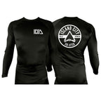 Island City Jiu Jitsu All Black Rash Guards Long Sleeves #8226 A