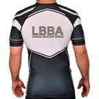 Bossier Jiu Jitsu Academy Rash Guards Black/White #8227 E (LBBA)