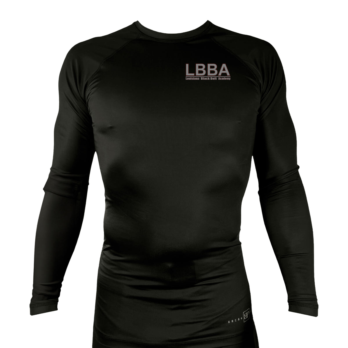 Bossier Jiu Jitsu All Black Rash Guards Long Sleeves #8227 E (LBBA)