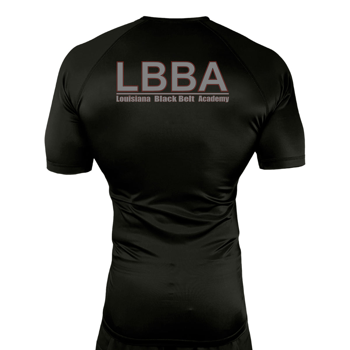 Bossier Jiu Jitsu All Black Rash Guards Short Sleeves #8227 E (LBBA)