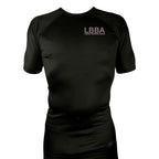 Bossier Jiu Jitsu All Black Rash Guards Short Sleeves #8227 E (LBBA)