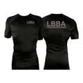 Bossier Jiu Jitsu All Black Rash Guards Short Sleeves #8227 E (LBBA)