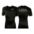 Bossier Jiu Jitsu All Black Rash Guards Short Sleeves #8227 E (LBBA)