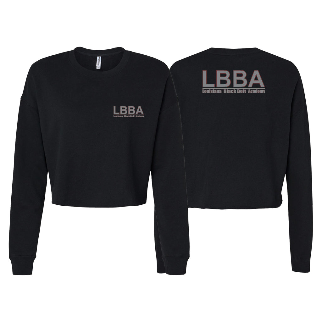 Bossier Jiu Jitsu Women's Cropped Crewneck Sweatshirt #8227 E (LBBA)