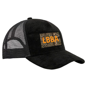 Bossier Jiu Jitsu Suede Trucker Hat #8227 F (LBBA Camo)