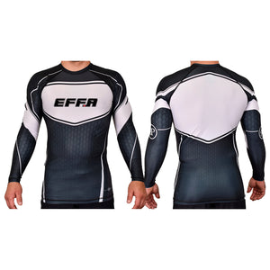 Epic BJJ Academy Rash Guards Black/White #8230 C