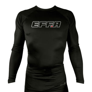 Epic BJJ All Black Rash Guards Long Sleeves #8230 C