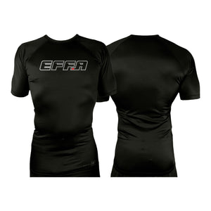 Epic BJJ All Black Rash Guards Short Sleeves #8230 C