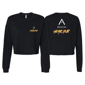 Beacon Jiu Jitsu Women's Cropped Crewneck Sweatshirt #8233 C