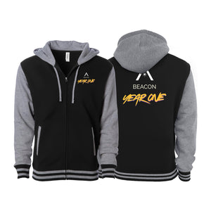 Beacon Jiu Jitsu Varsity Zip-Up Hoodies #8233 C
