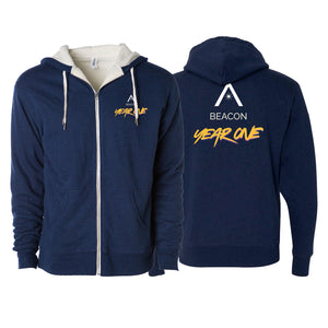 Beacon Jiu Jitsu Sherpa Lined Zip-Up Hoodie #8233 C