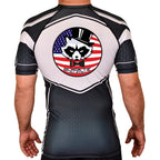 Black Tie/Trinity Jiu Jitsu Academy Rash Guards Black/White #8234 C