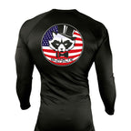 Black Tie/Trinity Jiu Jitsu All Black Rash Guards Long Sleeves #8234 C