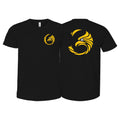 Black Tie/Trinity Jiu Jitsu Kids Shirts #8234 A