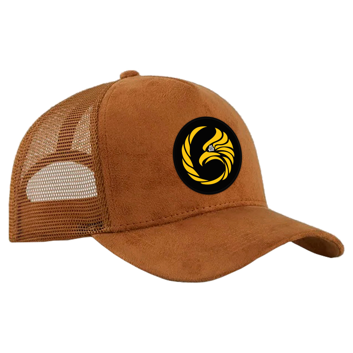 Black Tie/Trinity Jiu Jitsu Suede Trucker Hat #8234 A
