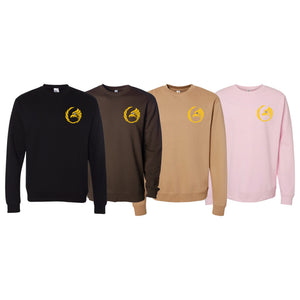 Black Tie/Trinity Jiu Jitsu Crewneck Sweatshirt #8234 A
