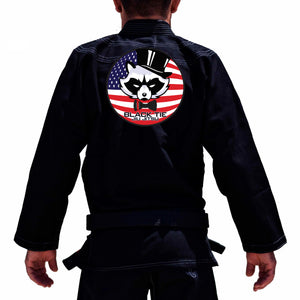 Black Tie/Trinity Jiu Jitsu Academy Kids Gi - Black #674 A