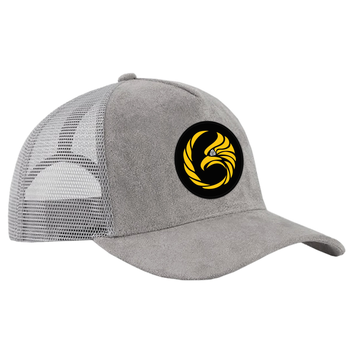 Black Tie/Trinity Jiu Jitsu Suede Trucker Hat #8234 A