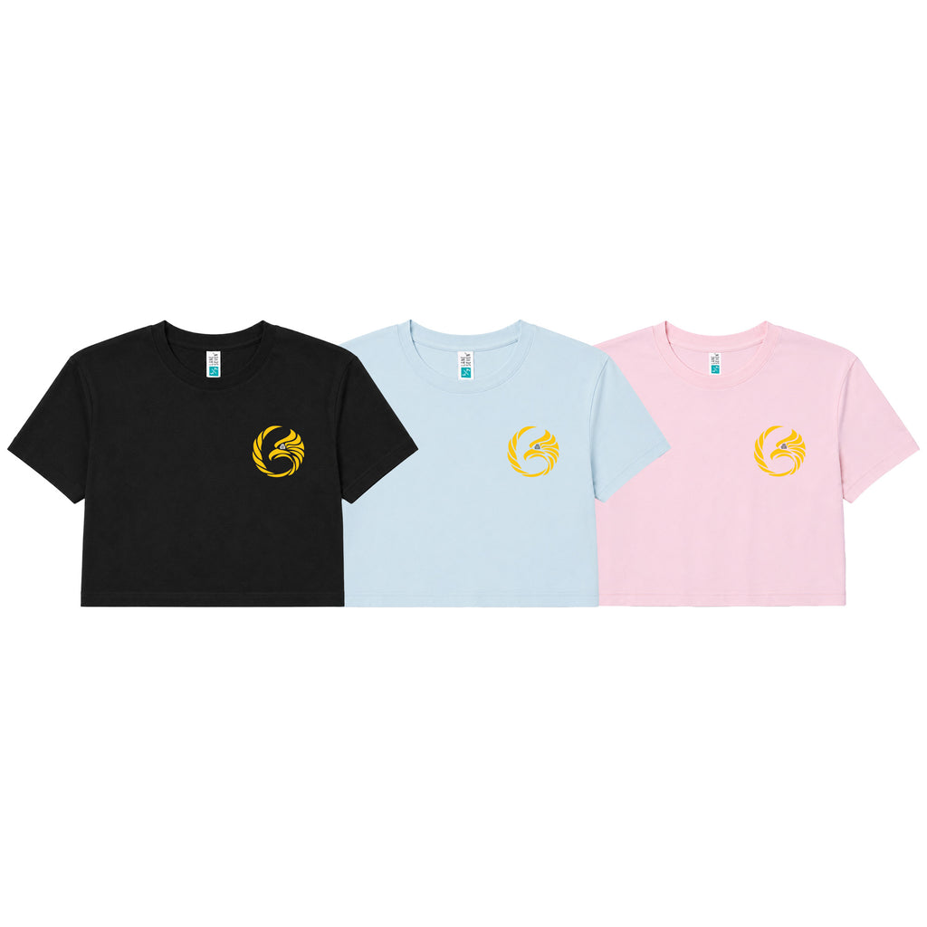 Black Tie/Trinity Jiu Jitsu Women's Cropped Shirts #8234 A