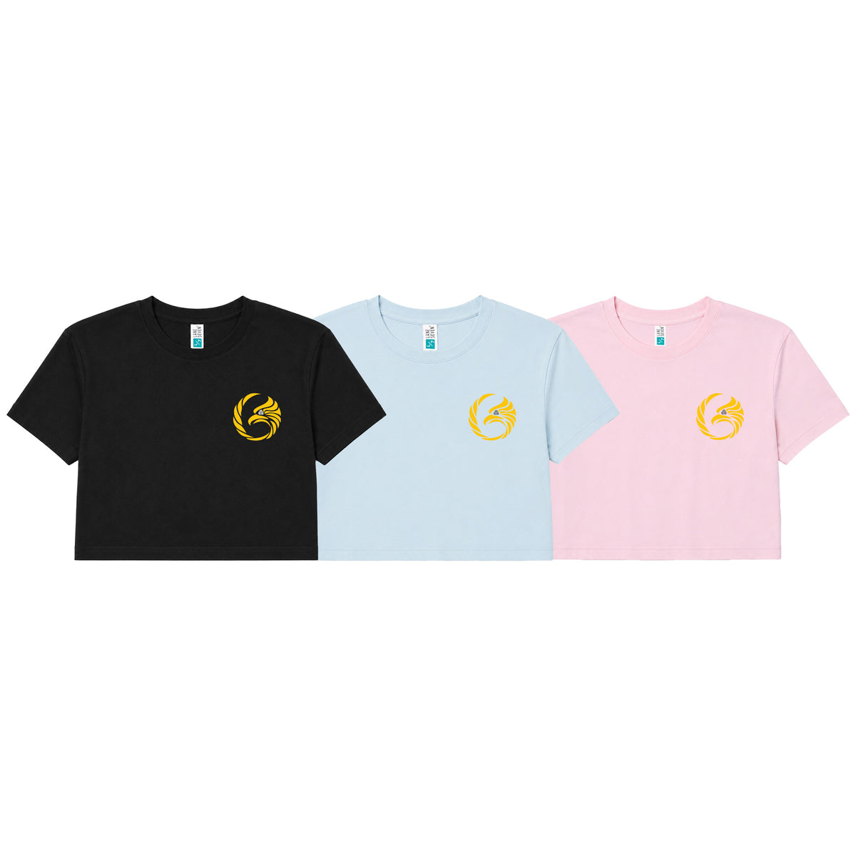 Black Tie/Trinity Jiu Jitsu Women's Cropped Shirts #8234 A