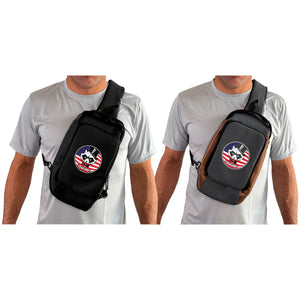 Black Tie/Trinity Jiu Jitsu Crossbody Bags #8234 C